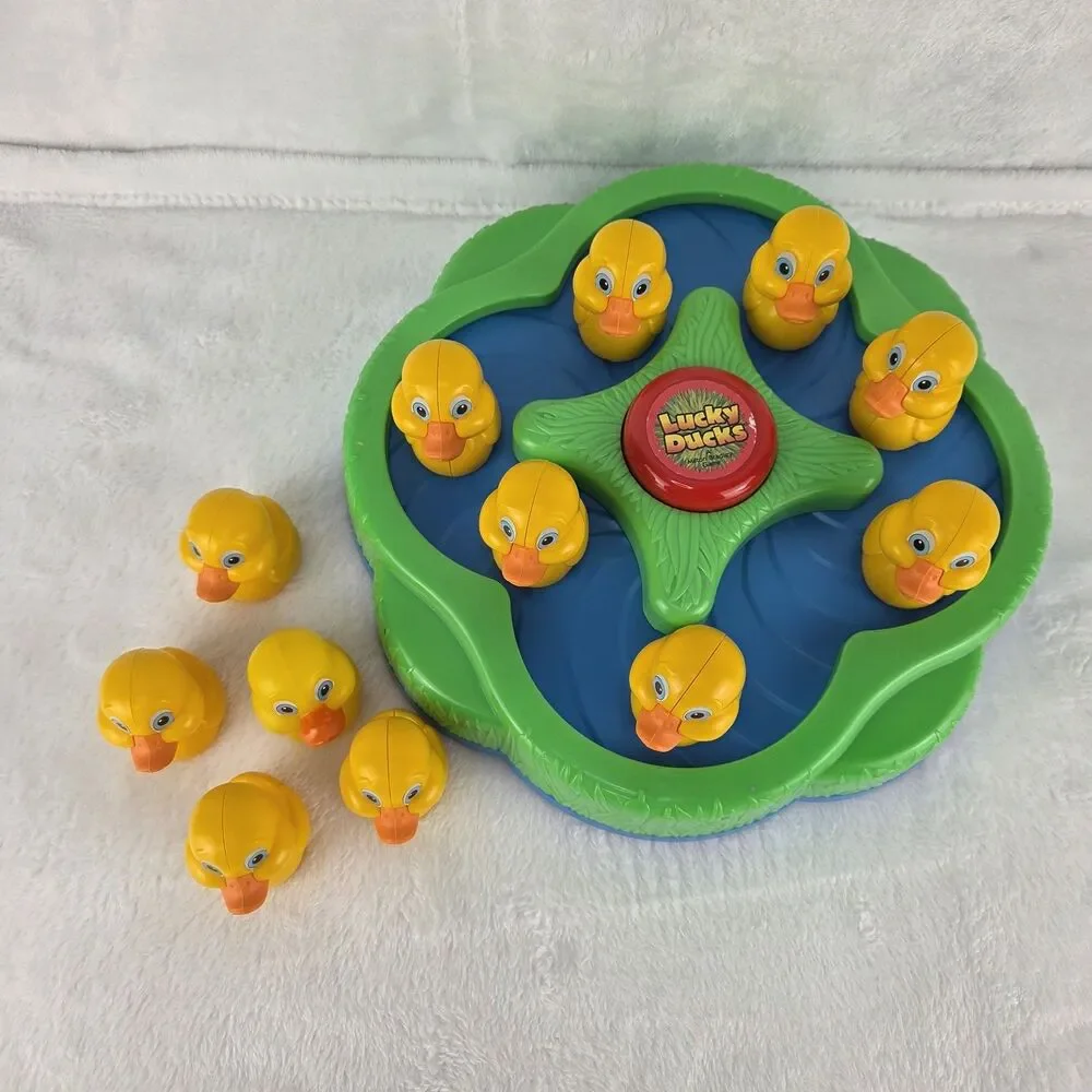 Vintage 1994 Lucky Ducks Electronic Memory Game Tested No Box Incomplete